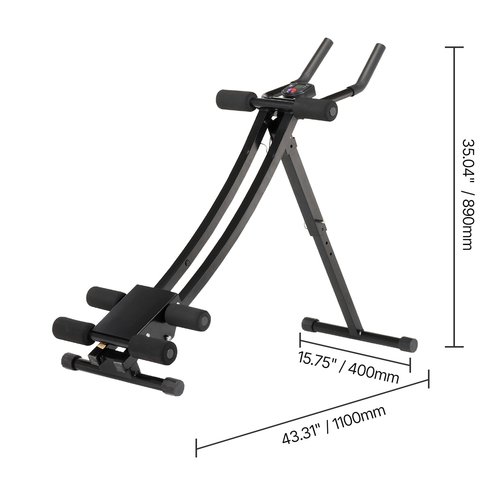 AB Workout Machine Equipment Home Gym Core Abdominal Trainers Adjustable_voghion.com